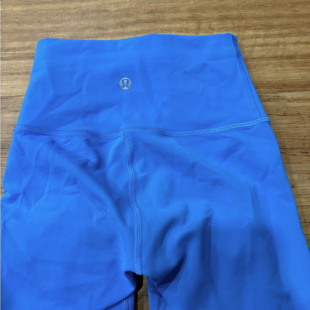 Blue lululemon leggings in size 2